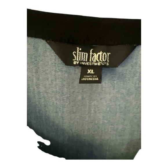 Elegant Blue and White Ombre Women's Tunic - Picture 6 of 6